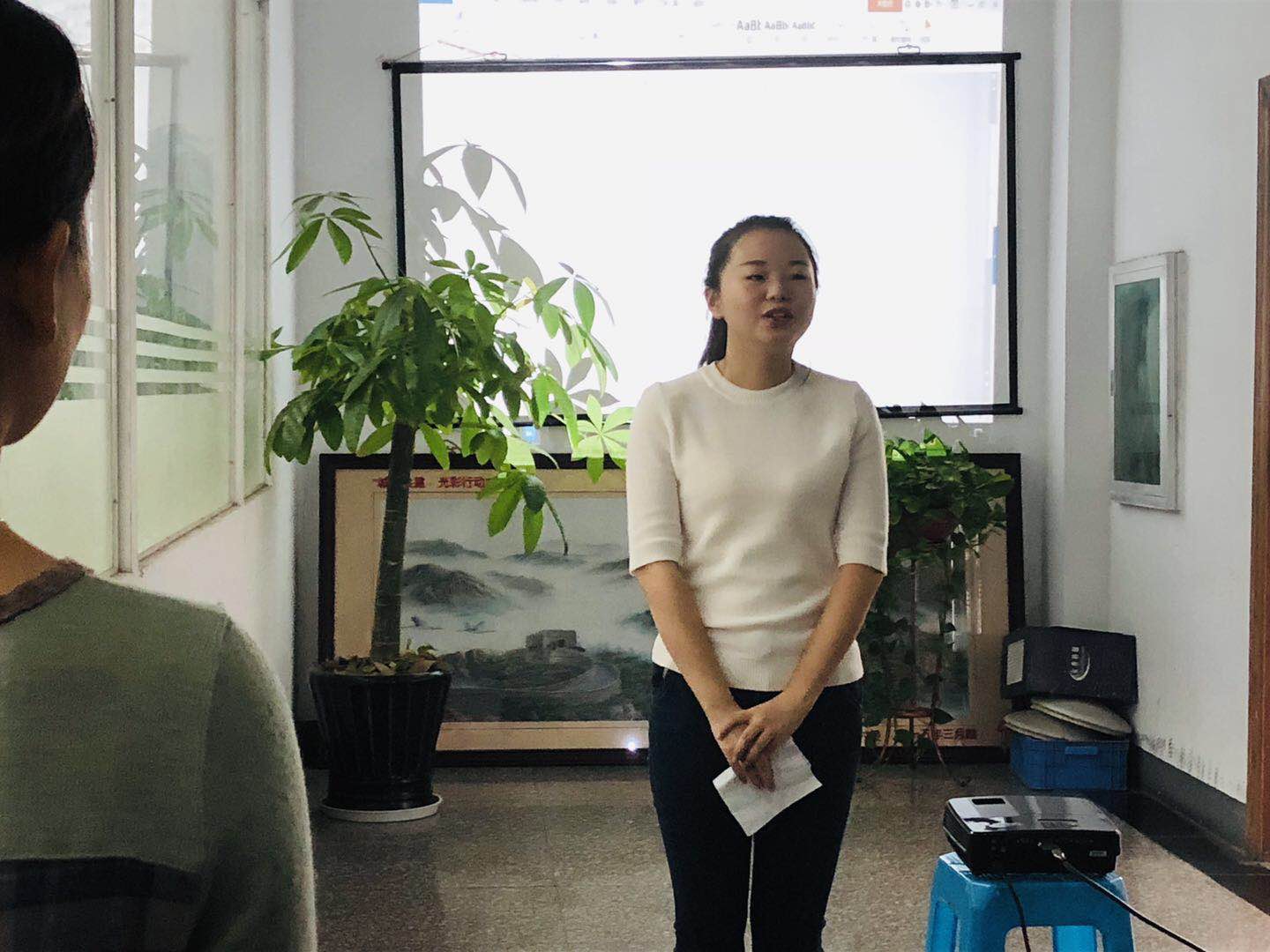 塑料托盤(pán)廠家每周早會(huì)，以飽滿的精神開(kāi)單！